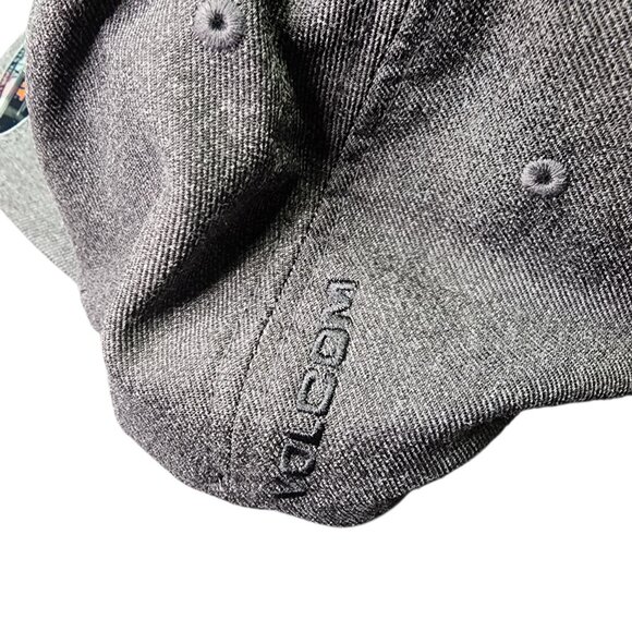 NWT Volcom Full Stone Logo Flexfit Hat Cap Size L-XL Gray - Picture 7 of 10